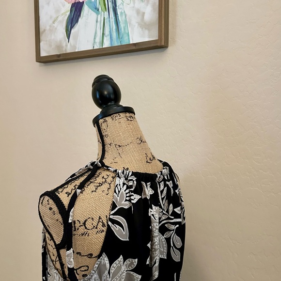 Black and Grey Summer Dress - Large Joe Fresh - Picture 3 of 4